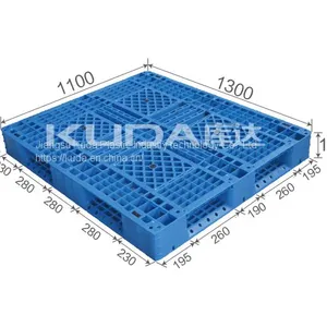Automatic Pallet Warehouse of China Manufacturer 1311E WGTZ PLASTIC PALLET(BUILT-IN STEEL TUBE) thumbnail-1