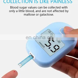 Accurate Diabetes Tester Digital Blood Quick Check Glucometer With Test Strips thumbnail-5