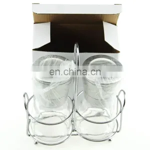 Kitchen Tool Salt and Pepper Grinder Set With Stand thumbnail-3