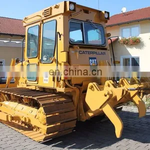 Japan Made Caterpillar D4E Mini Crawler Bulldozer Used Cheap thumbnail-5