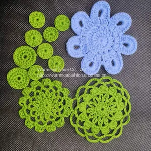 Handcraft Garment Accessories Handmade Cotton Appliques thumbnail-1