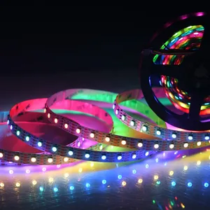 Dreamcolor Digital Rgb 60 Leds/m Led Light Strip Addressable Pixel Rgb LC8822 Flex Led Strip Light thumbnail-1