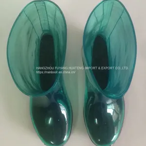 Transparent Women Rain Boots,Fashion Transparent Ladies Boots,Transparent Lady Boots,Female Rain Boots thumbnail-4