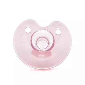Whoelsale Baby Pacifier With Round Shape Silicoen Baby Feeding Nipple thumbnail-2
