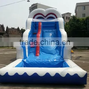 Cheap Ao QI PVC Trapualin Inflatable Water Slides for USA Market thumbnail-4