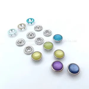 HLD Factory Custom Color 16L 18L Pearl Prong Snap Button for Garment thumbnail-1