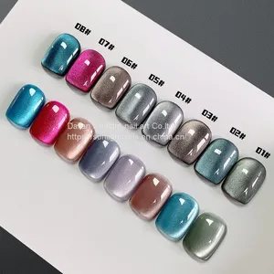 Nail Polish, Cat Eye Nail Oil Glue, New Small Cover Glue, Nail Salon Opening Special Phototherapy Crystal Wide Cat Eye Glue thumbnail-1