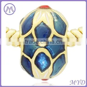Customized Handmade Enamel Faberge Egg Beads thumbnail-3