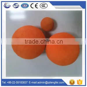 Dn125 Concrete Pump Orange Natural Cheap Washing Cleaning Balls thumbnail-5