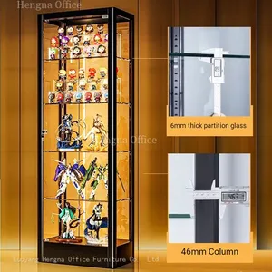 Custom Size Metal Display Case for Trophies | 3C Certified Tempered Glass & Lock | ODM/OEM thumbnail-5