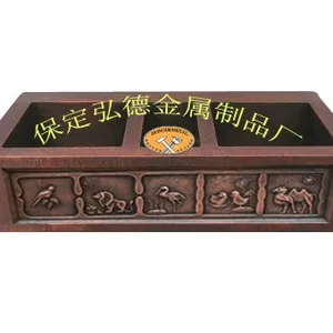 Kitchen Sink, Supplying Pure Handmade Kitchen Copper Sinks and Bathroom Basins thumbnail-1