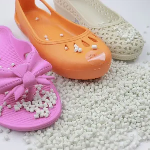 High Elastic PVC Granule Compounds for Making V-Strap Slipper Strap thumbnail-1