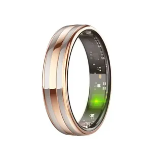 Newest Heart Rate IP68 Waterproof BT5.4 Fitness Tracker APP Control Wearable Sleep Monitoring Smart Ring thumbnail-1