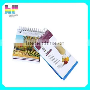 Colorful Calendar Printing, Wire-o Binding Calendar, Desk Calendar thumbnail-3