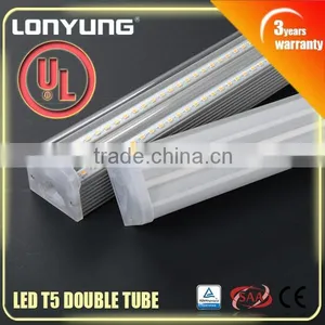Portugal Double T5 Lamp 0.9m 1.2m 1.5m ce Rohs Smd2835 1200mm T5 LED TUBE Fixture thumbnail-1