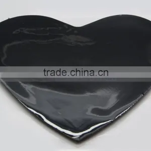 Black Color, Magic PU Gel Material Heart Shape Sticky Pad thumbnail-4