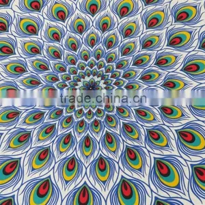 Turkish Towel Beach Blanket Bohemian Roundies Indian Round Towels Mandala thumbnail-1