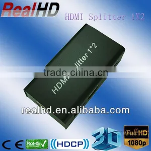 1x2 HDMI Amplifier Splitter to Coaxial 3D-Support thumbnail-1