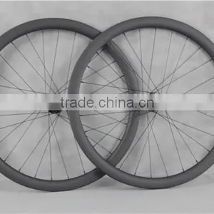 Disc Brake Road Bike Wheelset Clincher Side Carbon Fiber Wheelset W40T thumbnail-1