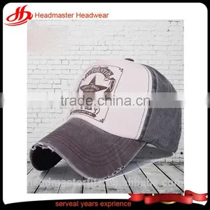 Wholesales Custom Cotton Distressed Washed Baseball Cap thumbnail-2