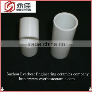 Polished White Alumina Industry Ceramic Sleeve and Bushing thumbnail-1