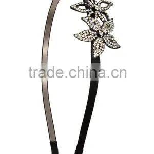 Rhinestone Double Flowers Hairband/Heanband thumbnail-1