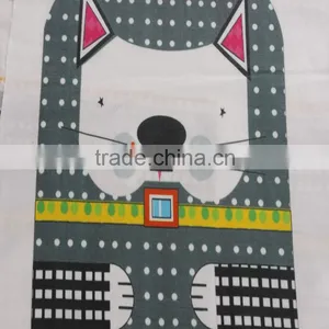 100% Cotton Textile Digital Print Lovely Cat Pattern Poplin Cotton Cloth Fabrics thumbnail-2