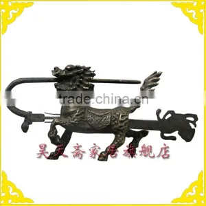 Antique Brass Copper Lock & Key for Chinese Furniture thumbnail-1
