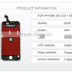 Factory Bulkly Supply for Iphone 5s Touch, for Iphone 5s Screen, for Iphone 5s Touch Screen Digitizer thumbnail-4