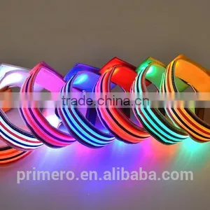 Wholesale FPC LED Flashing Reflective Webbing DIY For Bicycle Riding Sport Bangle thumbnail-5