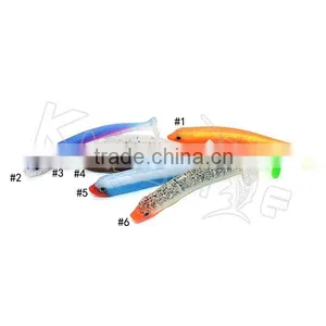CHSOFT30 Soft Bait Fish Fishing Lure With 3D Eyes Mixed Colors for Fishing Shop thumbnail-5