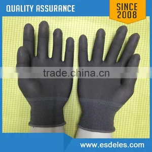 Gold Supplier Antistatic pu Palm Coating Glove thumbnail-2