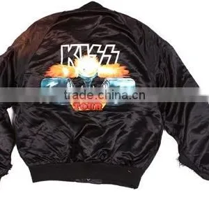 Bomber Satin Varsity Jacket,varisy Satin Baseball Jacket,full Sleeves Bomber Custom Jacket thumbnail-1