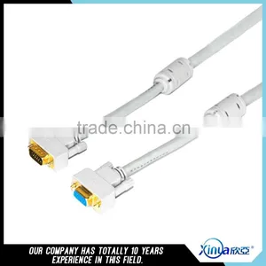 Xinya Hot Selling Customized Length VGA Adaptor Monitor M/M Male To Male Audio Video Cable thumbnail-1