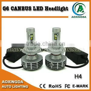 6G H4 CANBUS LED Headlight 6000LM With Fanless All in One Design thumbnail-1