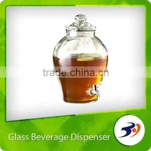 Customized Classic Glass Beverage Dispenser With Tap thumbnail-4