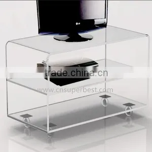 Hot Sale Household Clear Acrylic Tv Stand for Personal Use Quality Choice thumbnail-2