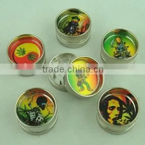 2parts MiniTobacco Grinder With Sticker thumbnail-1