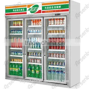 Display Cooler, Upright Refrigerator, Vertical Refrigerated Showcase thumbnail-1