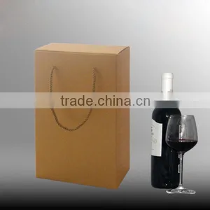 2015 High Quality Hot Sale Safe Attractive Wine Box With Printing Red Wine Box thumbnail-2
