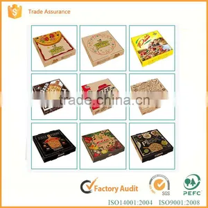 Wholesale Custom Printing Folding Corrugated Pizza Box thumbnail-1