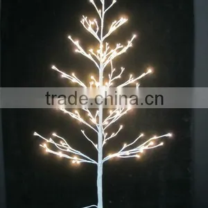 X'mas Tree Lights w White Irisdescent Glitter thumbnail-1