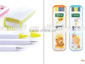 Popular School&gift Pen Set, 3 in 1 Pen, Highlighter Pen thumbnail-6