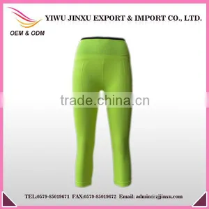 2015 New Model Seamless Women Sports Knee Length Leggings Yoga Pants thumbnail-1