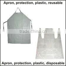 Transparent Plastic Waterproof Apron for Protection thumbnail-1