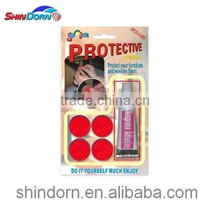 Glue-on 25mm Diameter Plastic Floor Protectors for Chairs thumbnail-1