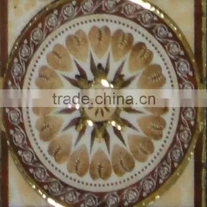 Popular Ceramic Decoration Polishd Golden Taco 100x100MM 73X73MM TILES thumbnail-2