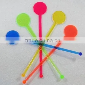 Disc Swizzle Stick / Muddler / Plastic Disc Stirrer / Drink Stirrer thumbnail-1