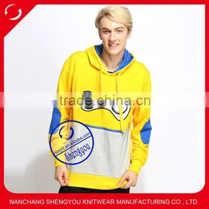 100% Cotton Custom Wholesale Plain Pullover Hoodies thumbnail-1