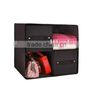 Black 4 Drawers Storage Box thumbnail-1